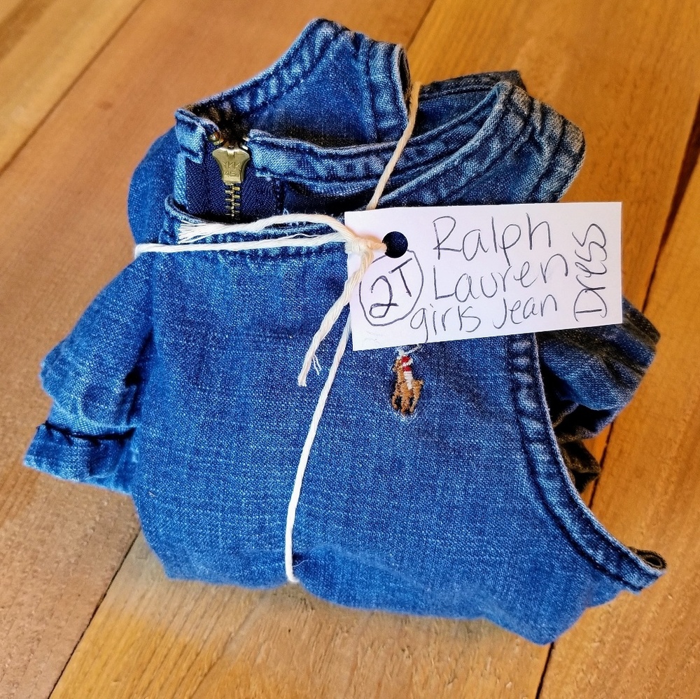 Ralph Lauren little girls 2T jean dress